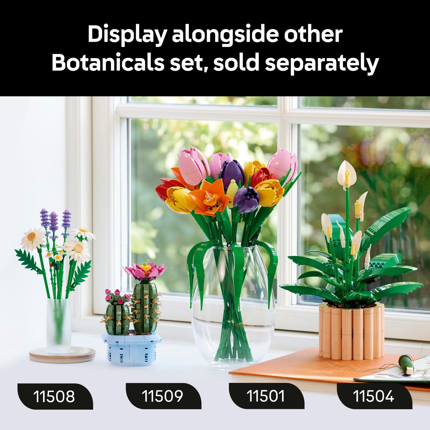 LEGO® Botanicals Lepelplant Bloemendecoratie - Bouwset voor Volwassenen - Cadeautip 11504