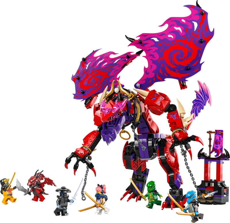 LEGO Lightning Tooth Chaos Dragon 71832 Ninjago