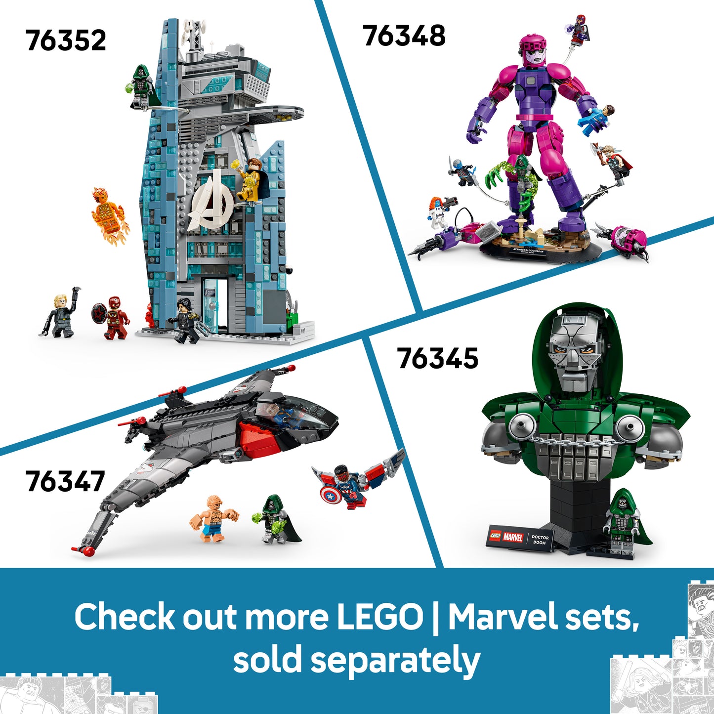 LEGO ǀ Marvel The Fantastic Four H.E.R.B.I.E.- Superhelden Bouwpakket voor Kinderen vanaf 10 Jaar - Kinderkamer Decoratie - Verstelbare Speelgoed Robot - Cadeau voor Jongens en Meisjes - 76339