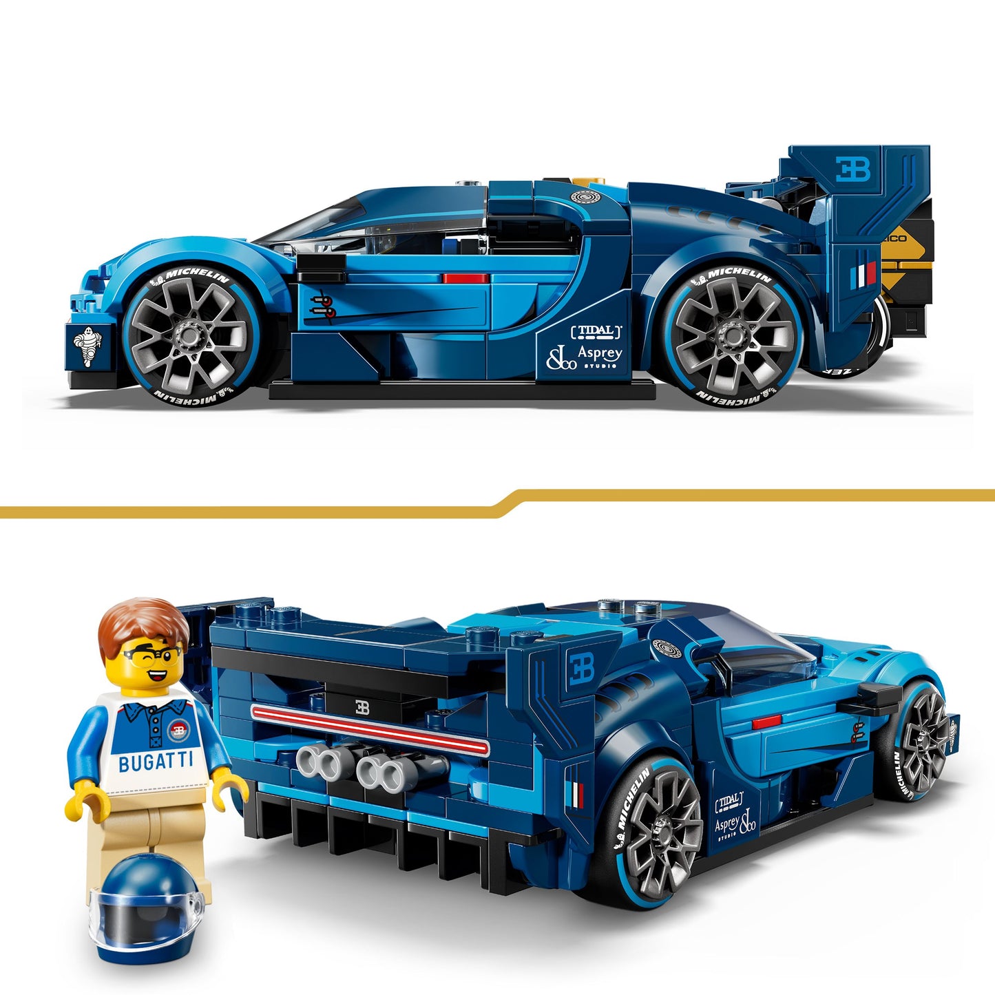 LEGO® Speed Champions Bugatti Vision Gran Turismo Hyper Sportauto Modelbouwset 77253