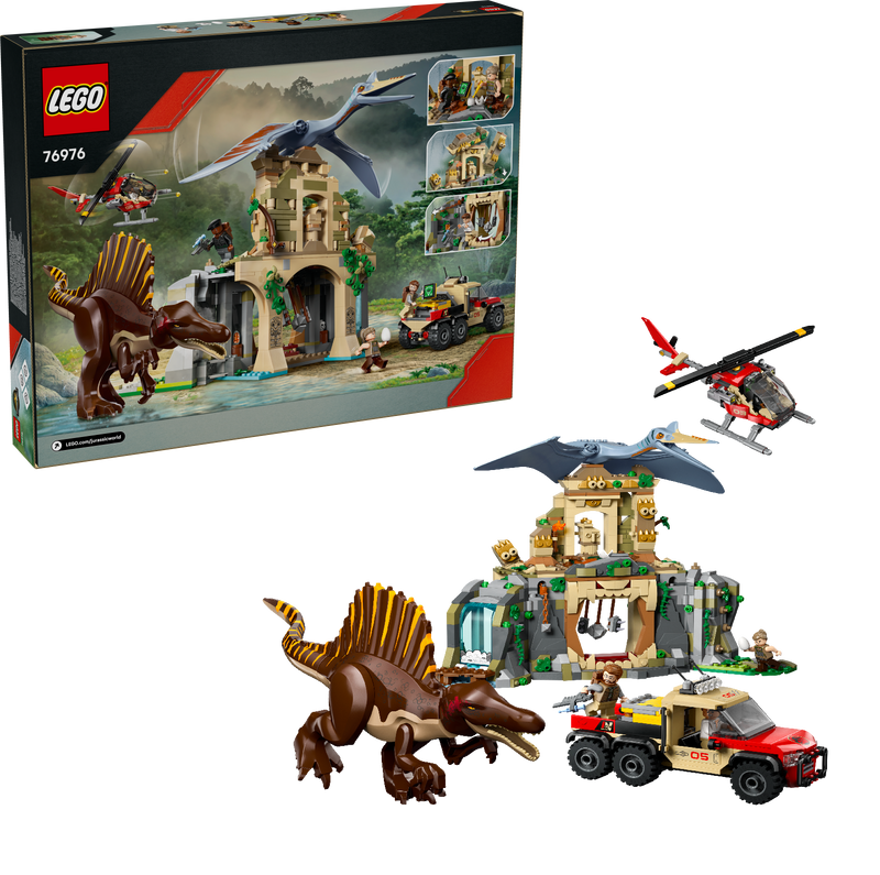 LEGO Spinosaurus and Quetzalcoatlus Air Mission 76976 Jurassic World