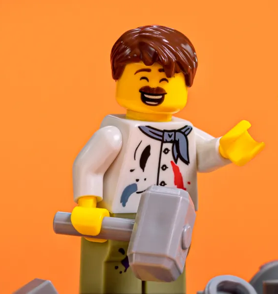LEGO maak een standbeeld van jezelf @2TTOYS