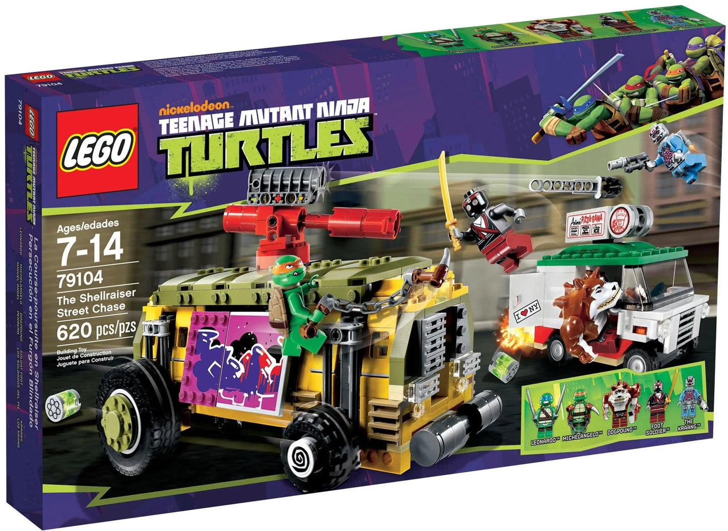 LEGO De Shellraiser straatrace 79104 Teenage Mutant Ninja Turtles LEGO TEENAGE MUTANT NINJA TURTES @ 2TTOYS | Official LEGO shopšš„° LEGO ā¬. 124.99