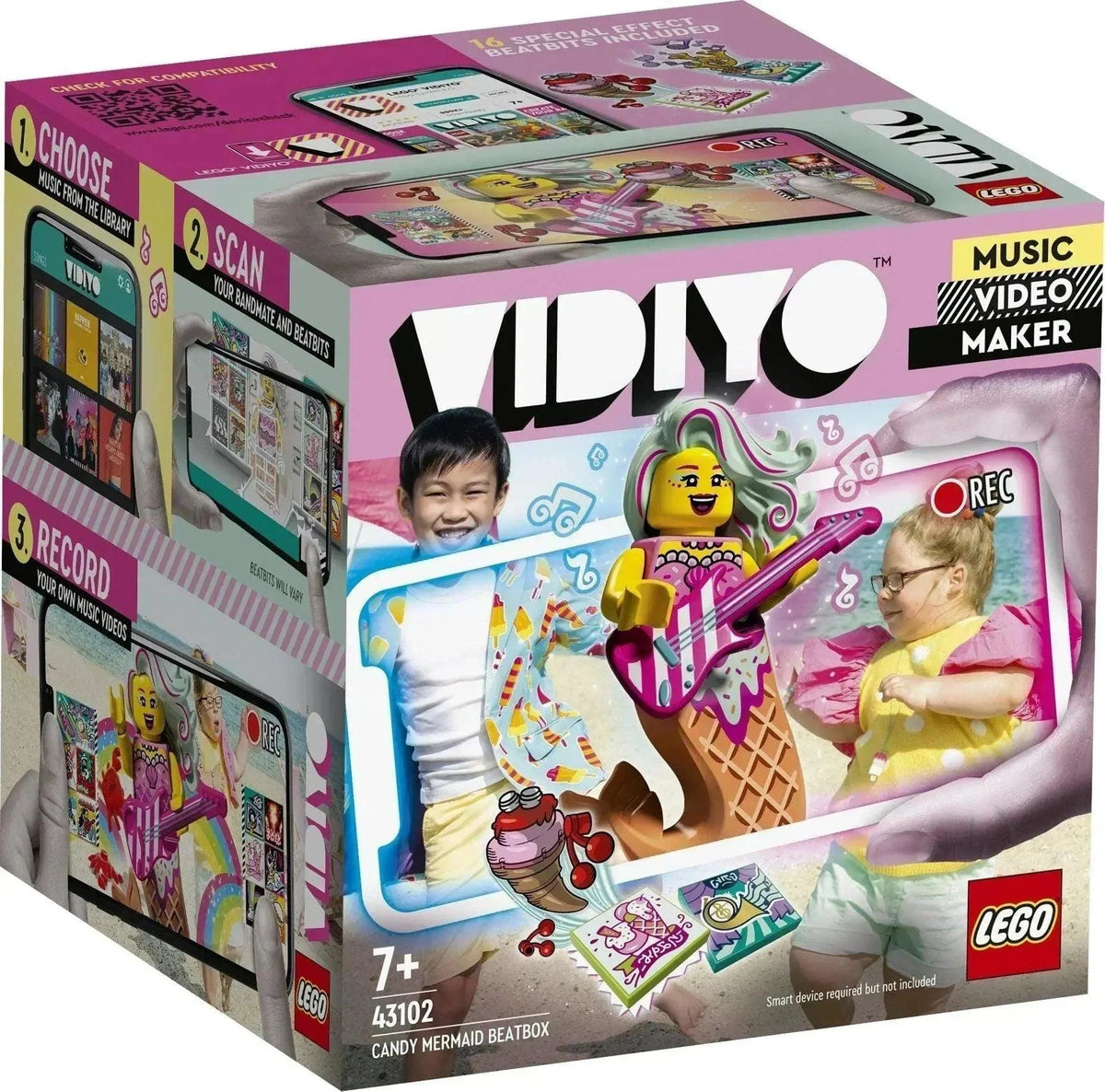 LEGO Candy Mermaid Music Beatbox 43102 Vidiyo LEGO VIDIYO @ 2TTOYS | Official LEGO shop😊🥰 LEGO €. 19.99