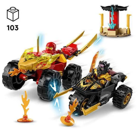 LEGO Kai and Ras's Car and Bike Battle 71789 Ninjago LEGO Ninjago - Airjitzu @ 2TTOYS LEGO €. 17.98