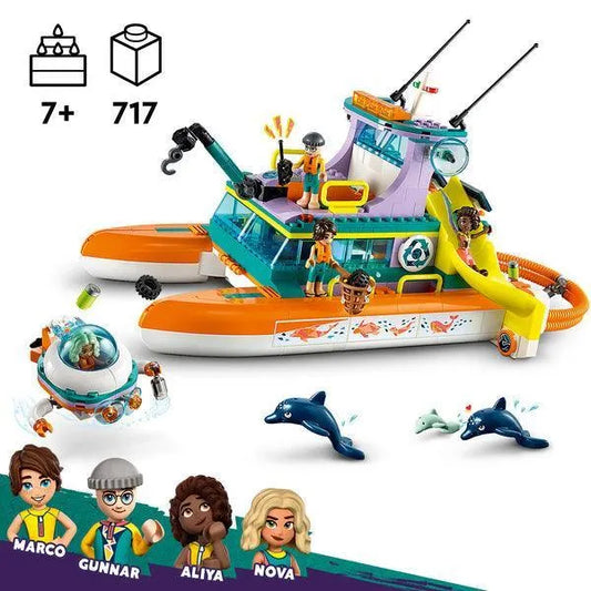 LEGO Reddingsboot op zee 41734 Friends LEGO FRIENDS @ 2TTOYS | Official LEGO shop😊🥰 LEGO €. 71.99