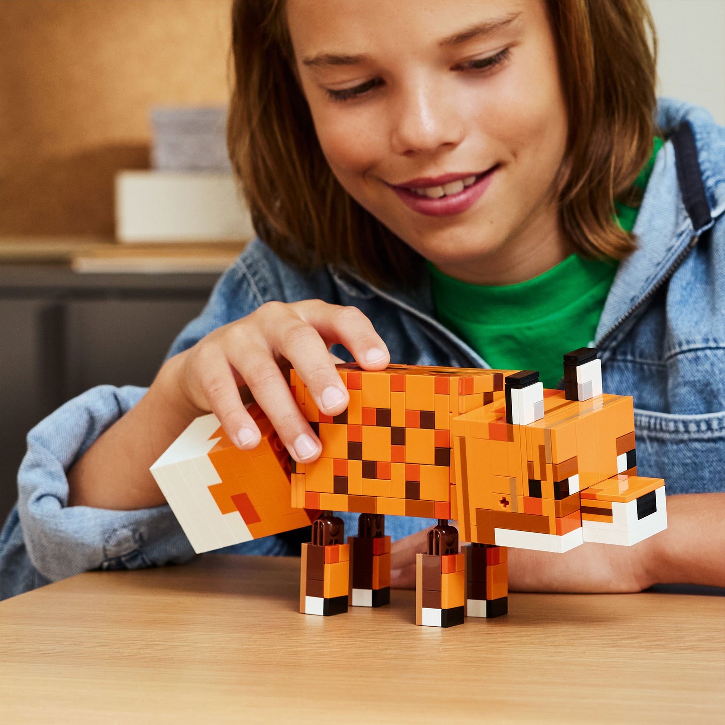 LEGO Minecraft De Vos Kinderkamer Decoratie en Dieren Speelgoed voor Kinderen 21588