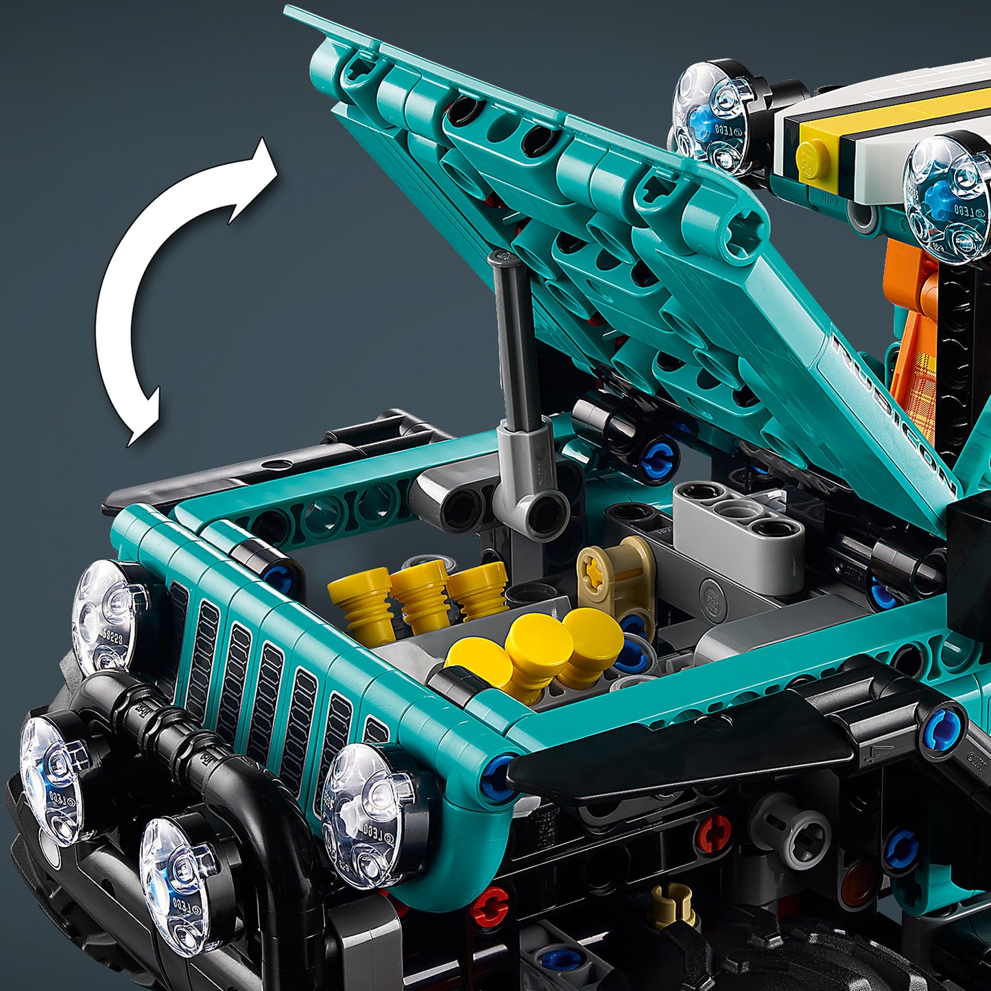 LEGO Technic Jeep Wrangler Rubicon Terreinwagen – Offroad Voertuig Bouwpakket voor Kinderen met V6-motor, Sturing en Vering – STEM Verjaardagscadeau voor Jongens en Tieners vanaf 10 Jaar – 42227
