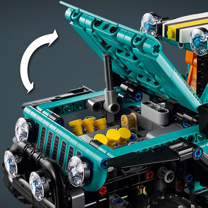 LEGO Technic Jeep Wrangler Rubicon Terreinwagen – Offroad Voertuig Bouwpakket voor Kinderen met V6-motor, Sturing en Vering – STEM Verjaardagscadeau voor Jongens en Tieners vanaf 10 Jaar – 42227