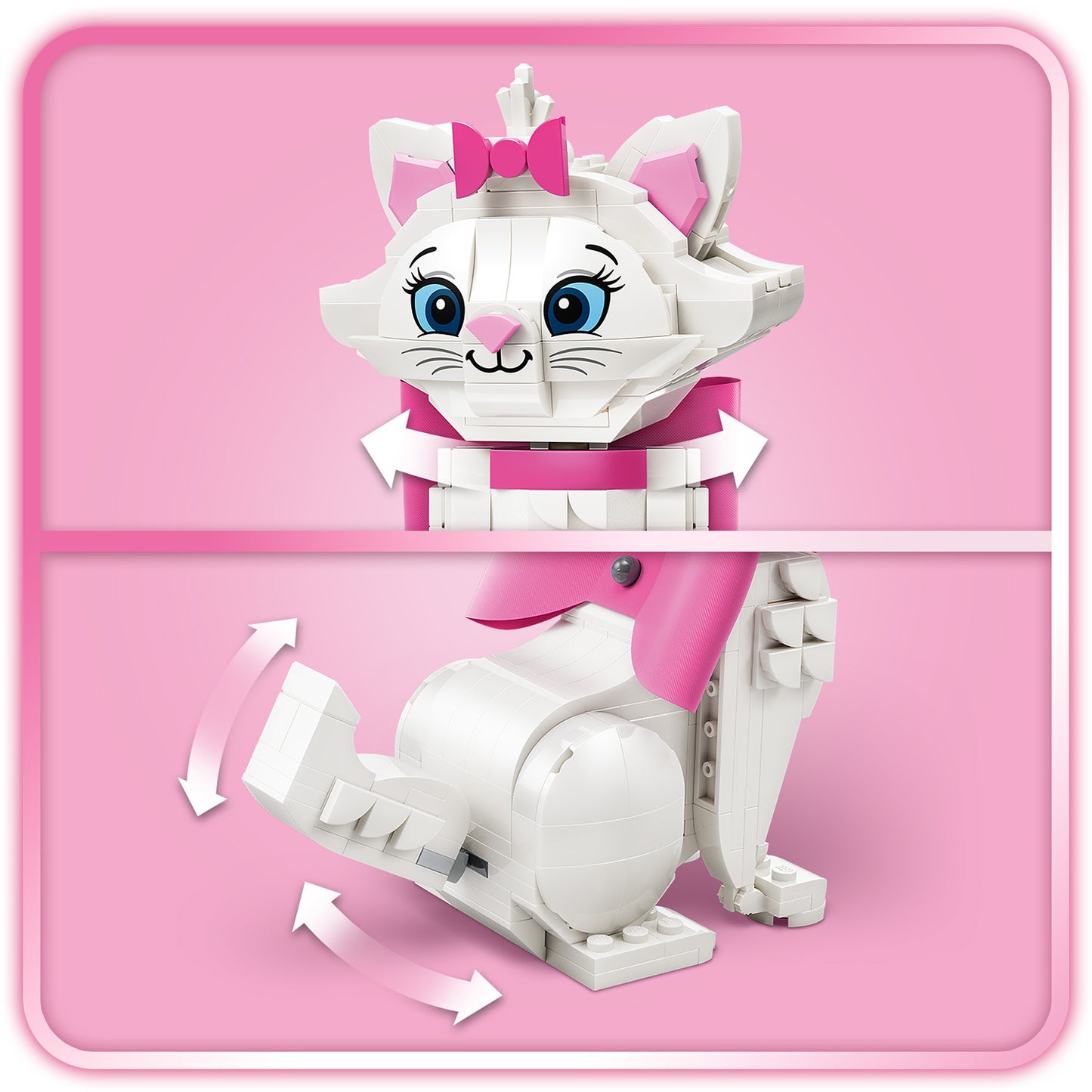 LEGO Disney De Aristokatten: Schattige Marie Bouwbaar Kat Speelgoed voor Kinderen 43286