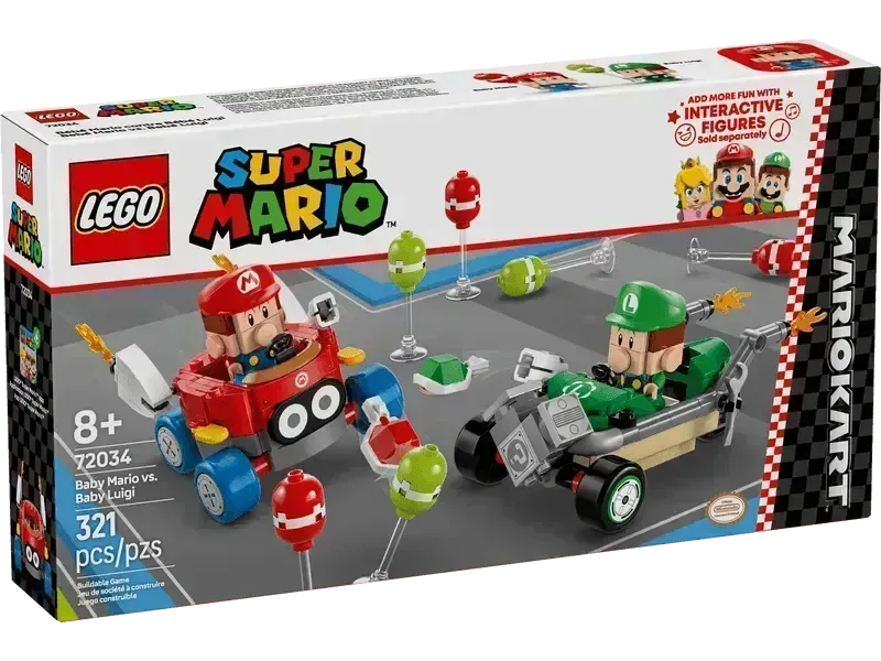 LEGO Mario Kart – Baby Mario vs. Baby Luigi 72034 SuperMario (Delivery: January 1, 2025)