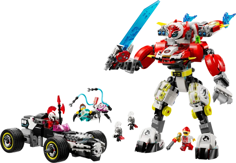 LEGO Cooper's Tiger Mech and Zero's HotRod 71497 Dreamzzz