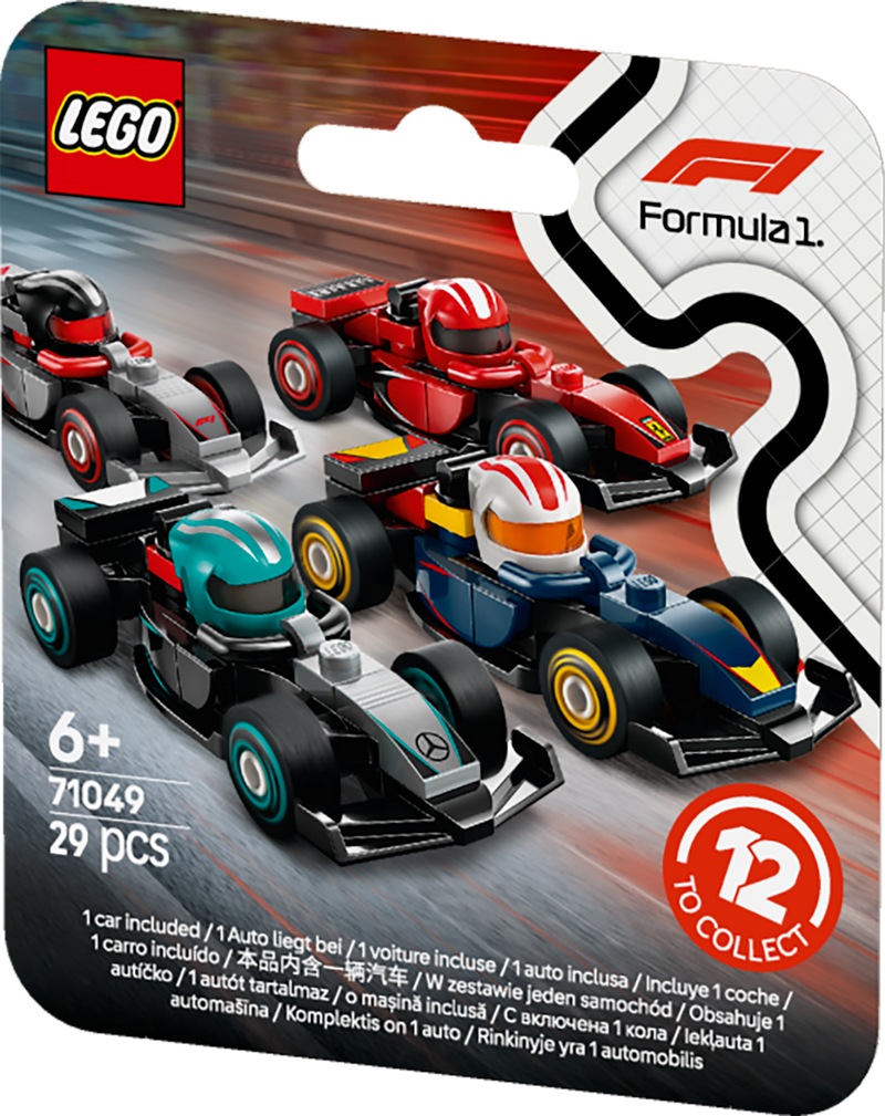 LEGO Formula 1 Drivers with their Car 71049 Minifigures (Set 12 Pieces)