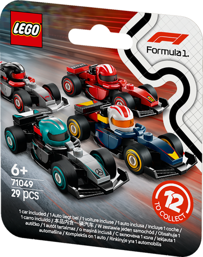 LEGO Formula 1 Drivers with their Car 71049 Minifigures (Set 12 Pieces)