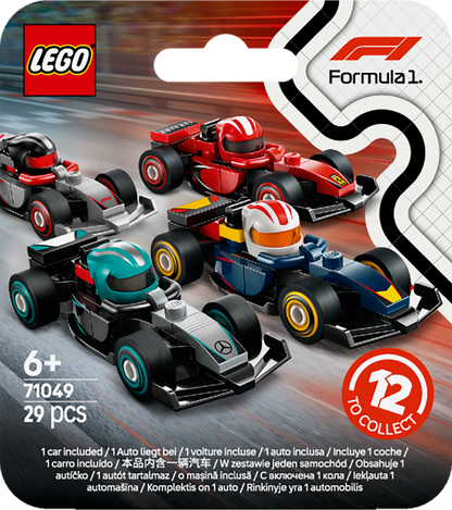 LEGO Formula 1 Drivers with their Car 71049 Minifigures (Set 12 Pieces)