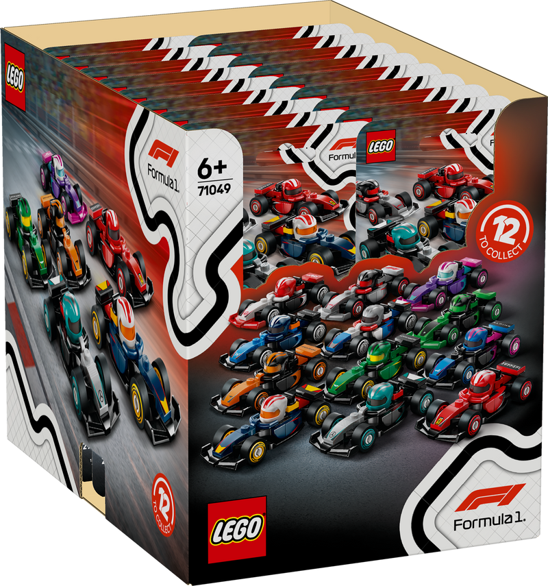 LEGO Formula 1 Drivers with their Car 71049 Minifigures (Set 12 Pieces)