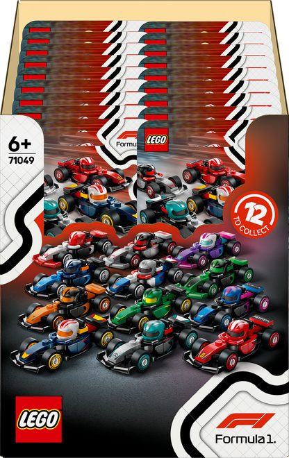 LEGO Formula 1 Drivers with their Car 71049 Minifigures (Set 12 Pieces)