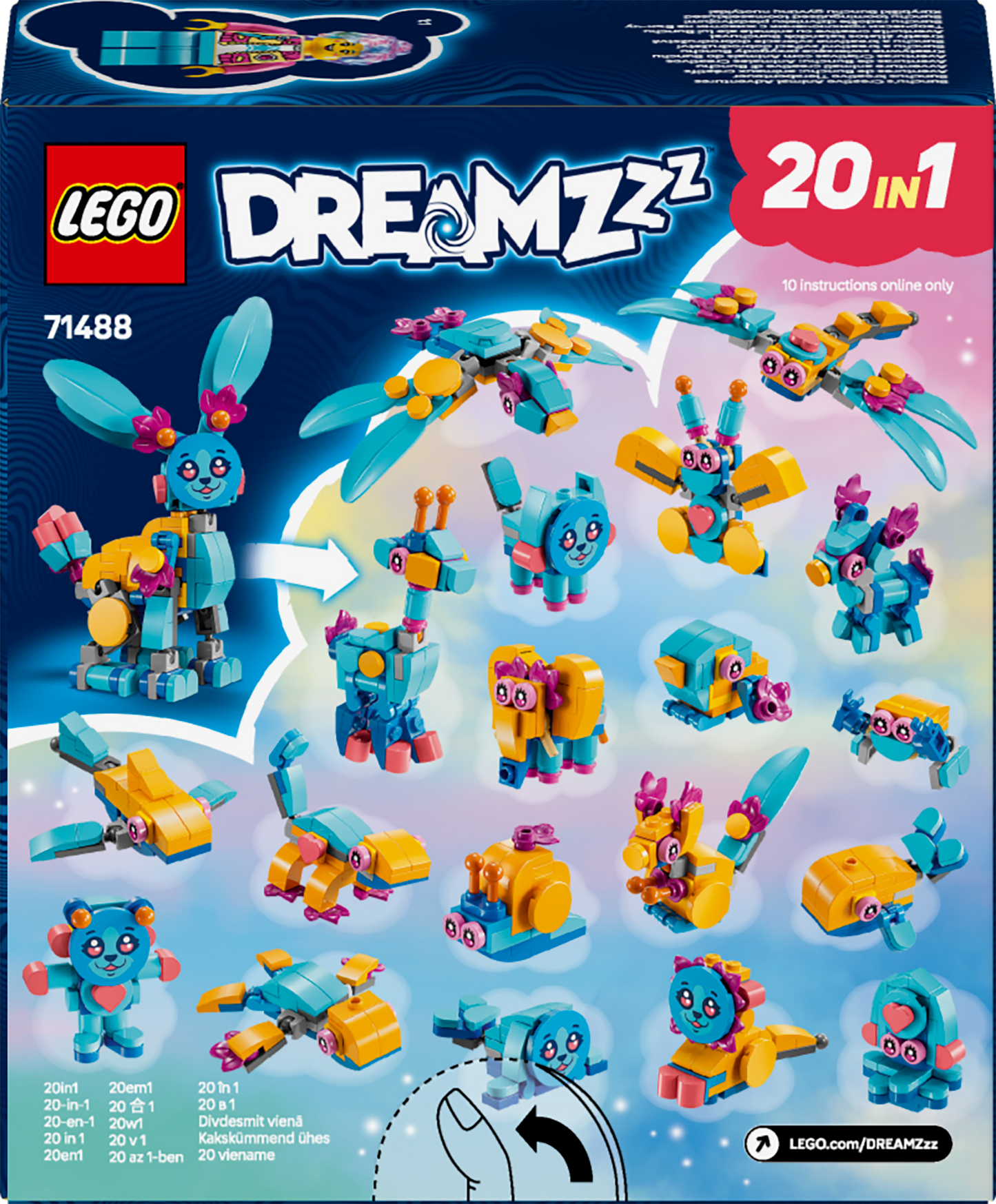 LEGO Bunchu'c creatieve dierenavonturen 71488 Dreamzzz