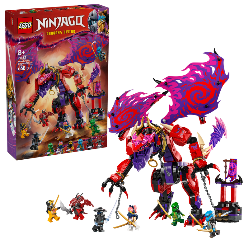 LEGO Lightning Tooth Chaos Dragon 71832 Ninjago