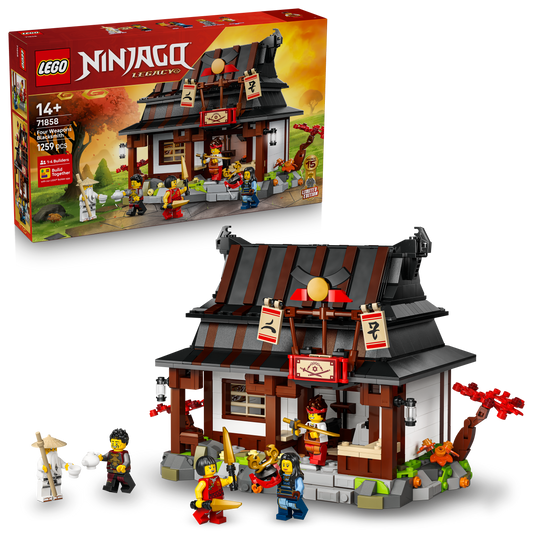 LEGO® NINJAGO® 15-Jarig Jubileum: Smederij De Vier Wapens - Bouwset - 6 Minifiguren - 71858
