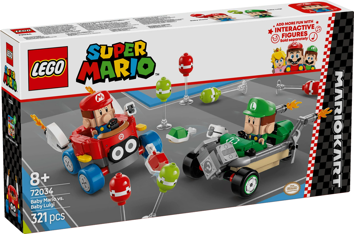 LEGO Mario Kart – The Baby Mario vs. Baby Luigi 72034 SuperMario