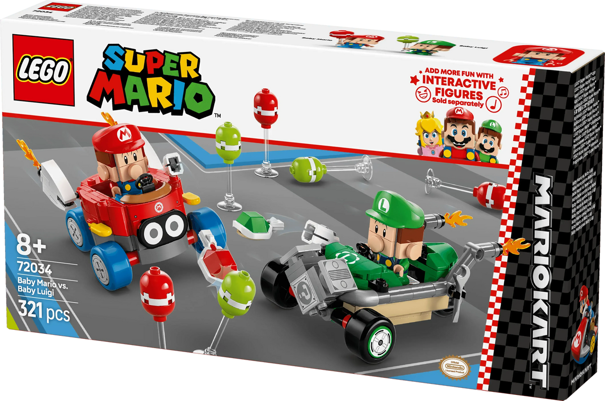 LEGO Mario Kart – The Baby Mario vs. Baby Luigi 72034 SuperMario