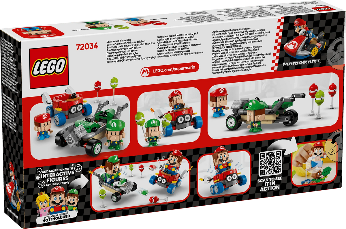 LEGO Mario Kart – The Baby Mario vs. Baby Luigi 72034 SuperMario