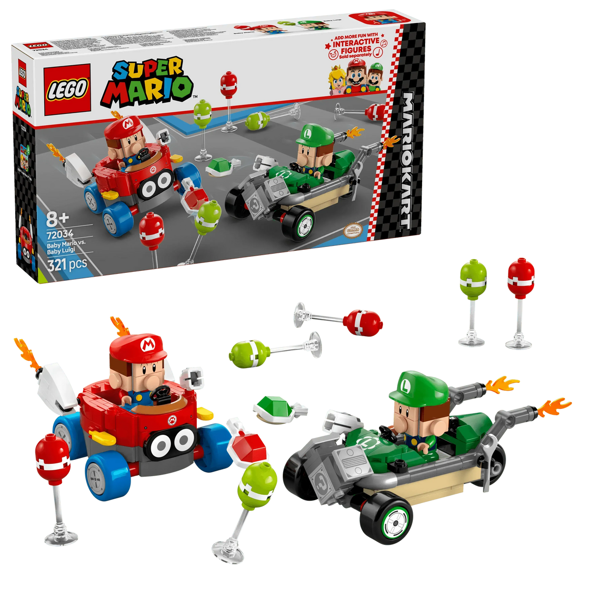LEGO Mario Kart – The Baby Mario vs. Baby Luigi 72034 SuperMario