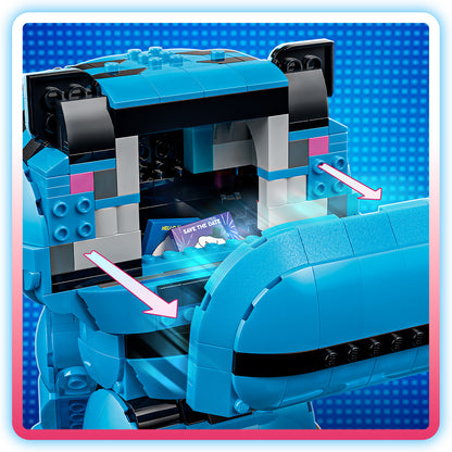 LEGO KPop Demon Hunters Derpy Tiger en Sussie Bird K-Pop Speelgoed voor Kinderen met 2 Dieren Figuren en Bloempot - Kinderkamer Decoratie - Cadeau voor Meisjes, Jongens en Fans vanaf 9 Jaar 72537