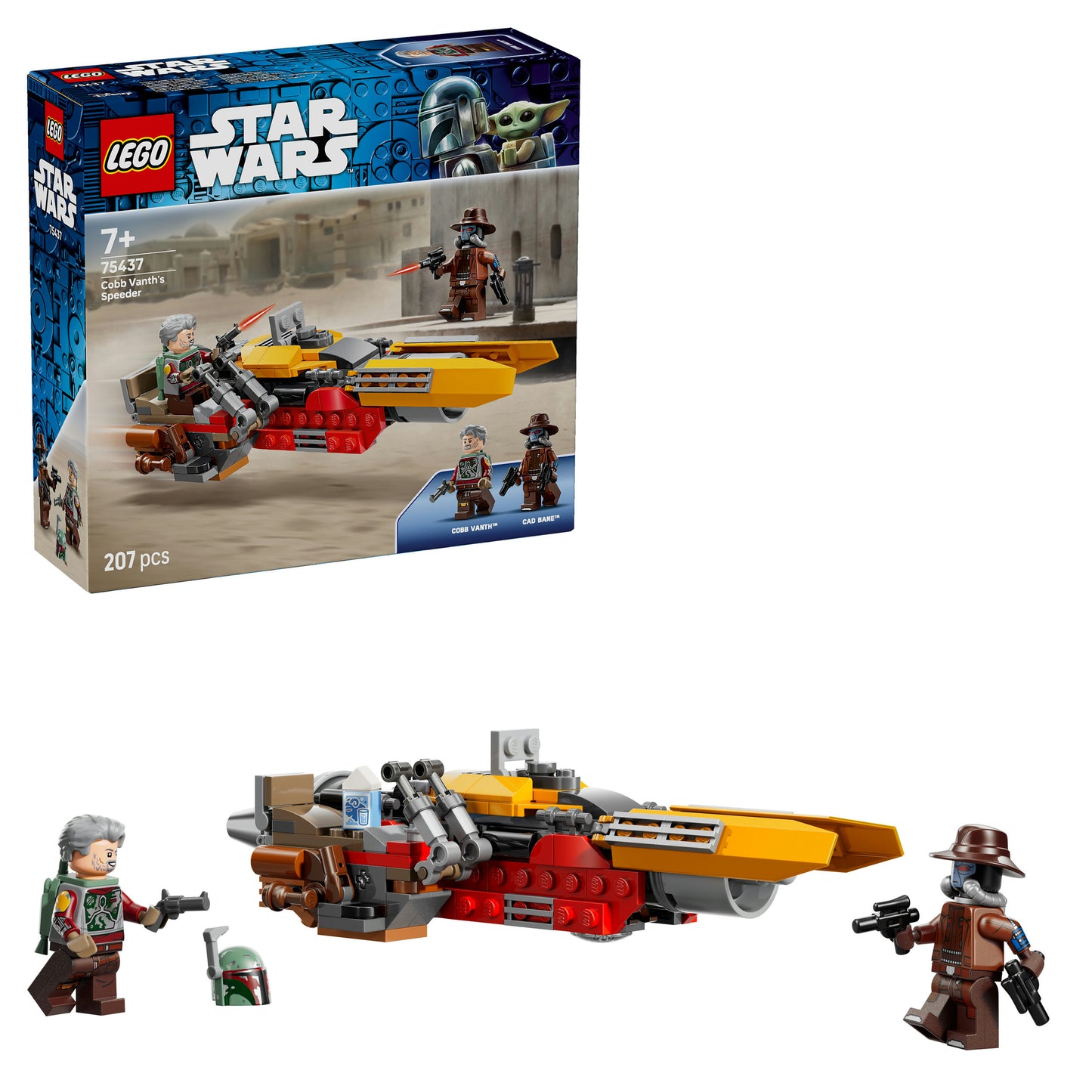 LEGO Star Wars Cobb Vanths Speeder Voertuig Decoratie en Bouwpakket voor Kinderen 75437