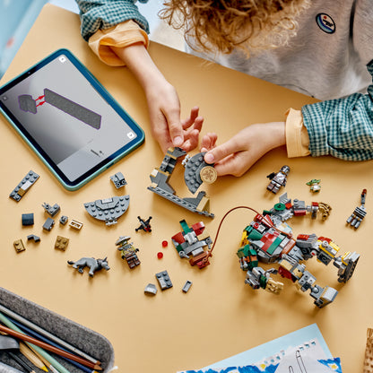 LEGO Star Wars 75451 Paleis van de Hutt Sentry Droid Confrontatie - Speelgoed voor Kinderen - De Mandalorian en Grogu - Kinderkamer Decoratie - Cadeau voor Jongens, Meisjes en Fans vanaf 9 Jaar