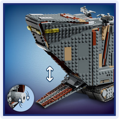 LEGO Star Wars 75453 Offworld Sandcrawler en Mudhorn - Voertuig Bouwpakket voor Kinderen en Tieners met 7 Personages Incl. Grogu - Cadeau voor Jongens, Meisjes en de Mandalorian Fans vanaf 14 Jaar