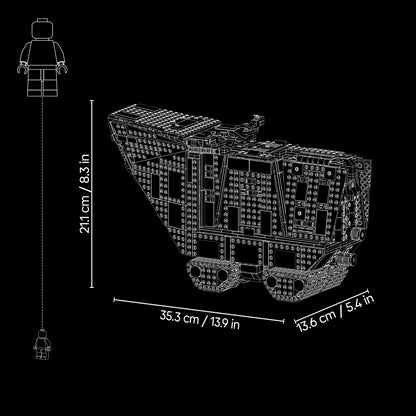 LEGO Star Wars 75453 Offworld Sandcrawler en Mudhorn - Voertuig Bouwpakket voor Kinderen en Tieners met 7 Personages Incl. Grogu - Cadeau voor Jongens, Meisjes en de Mandalorian Fans vanaf 14 Jaar
