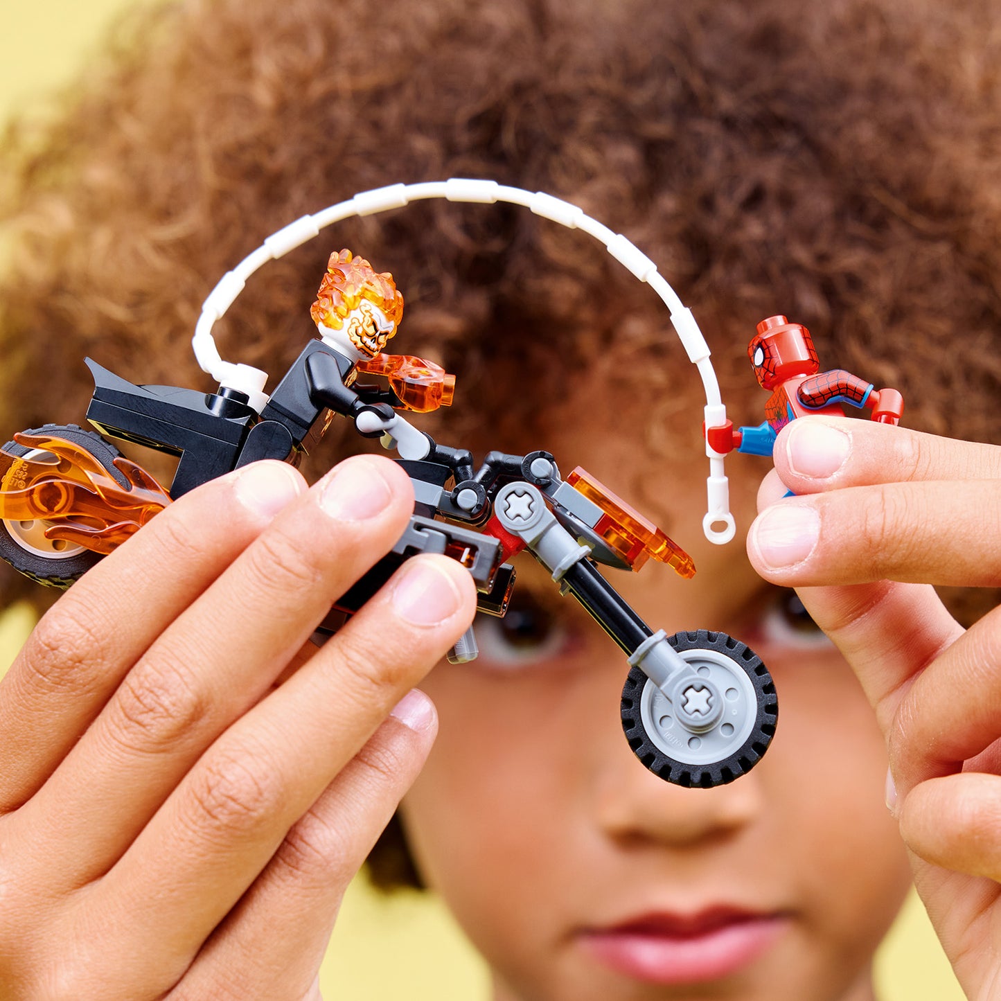 LEGO Marvel Spider-Man vs. Ghost Rider Motor Speelgoed voor Kinderen 76335