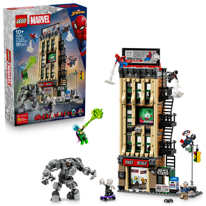 LEGO Marvel Spider-Man vs. Mysterio: de Daily Bugle Superhelden Bouwpakket voor Kinderen 76342