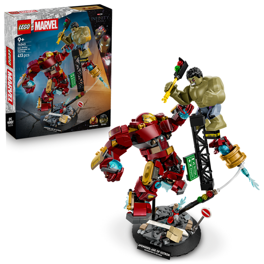 LEGO Marvel Ultieme strijd: Hulkbuster vs. Hulk Superhelden Bouwpakket voor Kinderen 76343