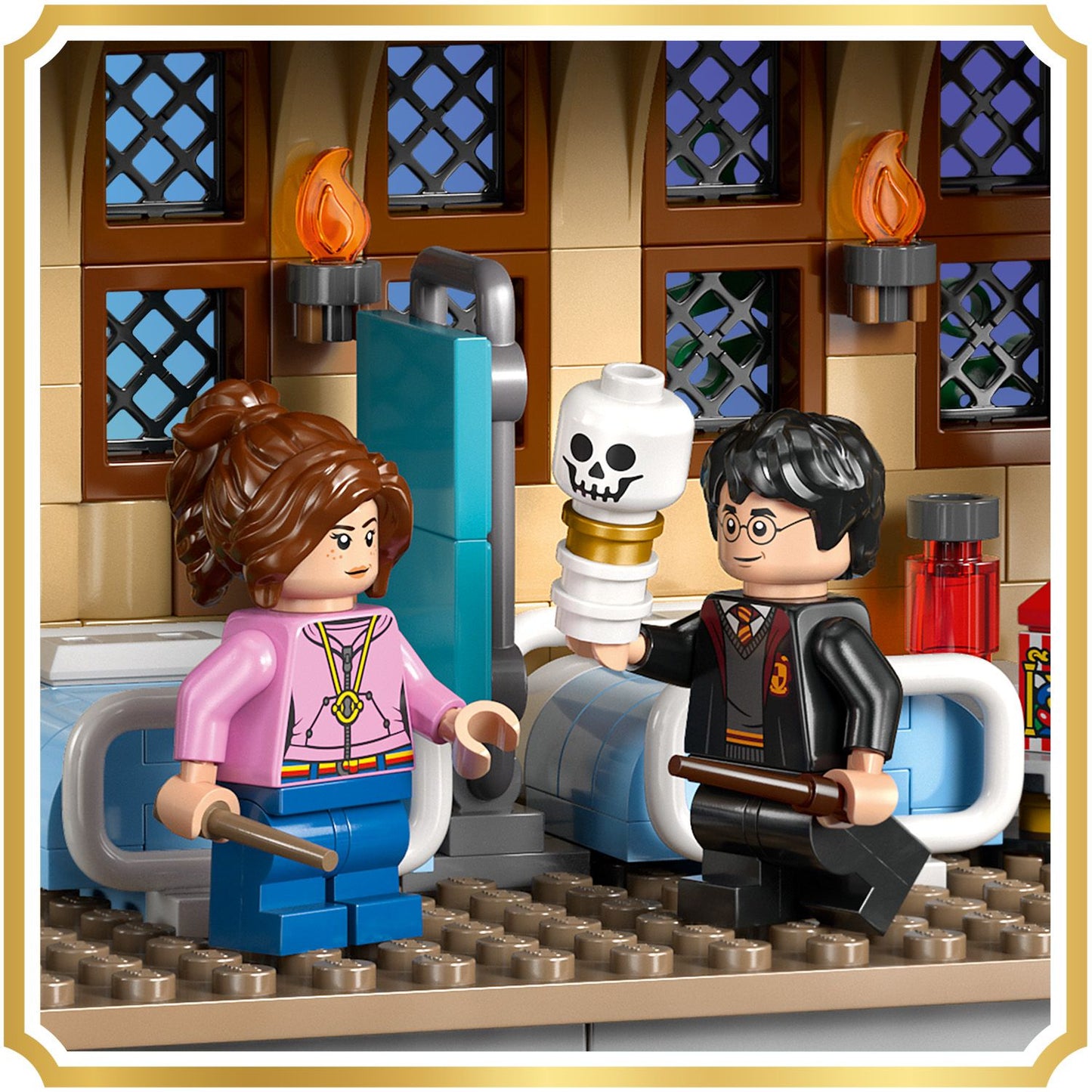 LEGO® Harry Potter™ Kasteel Zweinstein™: Ziekenzaal Bouwspeelgoed - Speelset met 7 Minifiguren - 76463