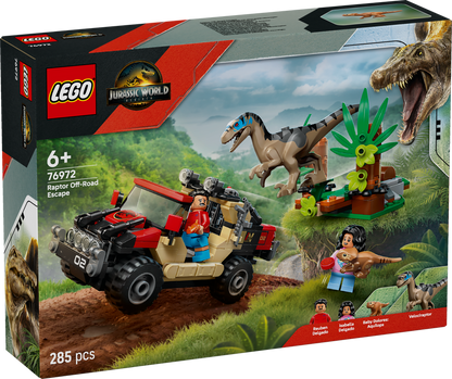 LEGO Raptor Off-Road Ontsnapping 76972 Jurassic World