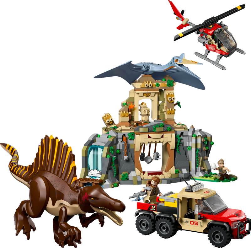 LEGO Spinosaurus and Quetzalcoatlus Air Mission 76976 Jurassic World
