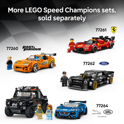 LEGO Speed Champions BMW M3 (E30) - Speelgoed Auto Bouwpakket voor Kinderen vanaf 9 Jaar - BMW Modelauto met Minifiguur - Kinderkamer Decoratie - Cadeau voor Jongens, Meisjes en Autoliefhebbers 77263