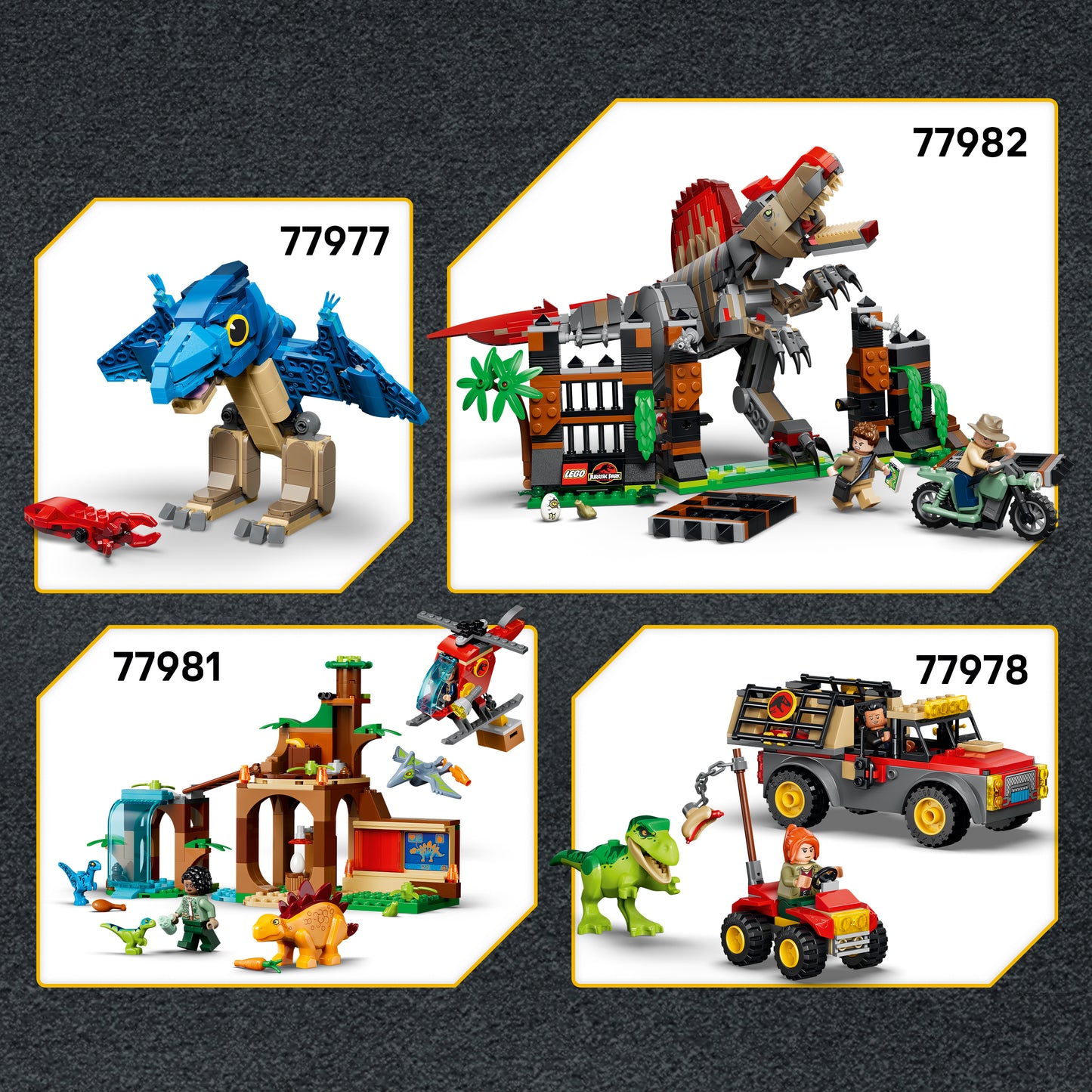LEGO Jurassic World Mosasaurus Bootaanval - Dinosaurus Speelgoed voor Kinderen Vanaf 7 Jaar - Bouwpakket met 3 Minifiguren en Voorgevormd Dino Model - Cadeau voor Jongens en Meisjes 77983
