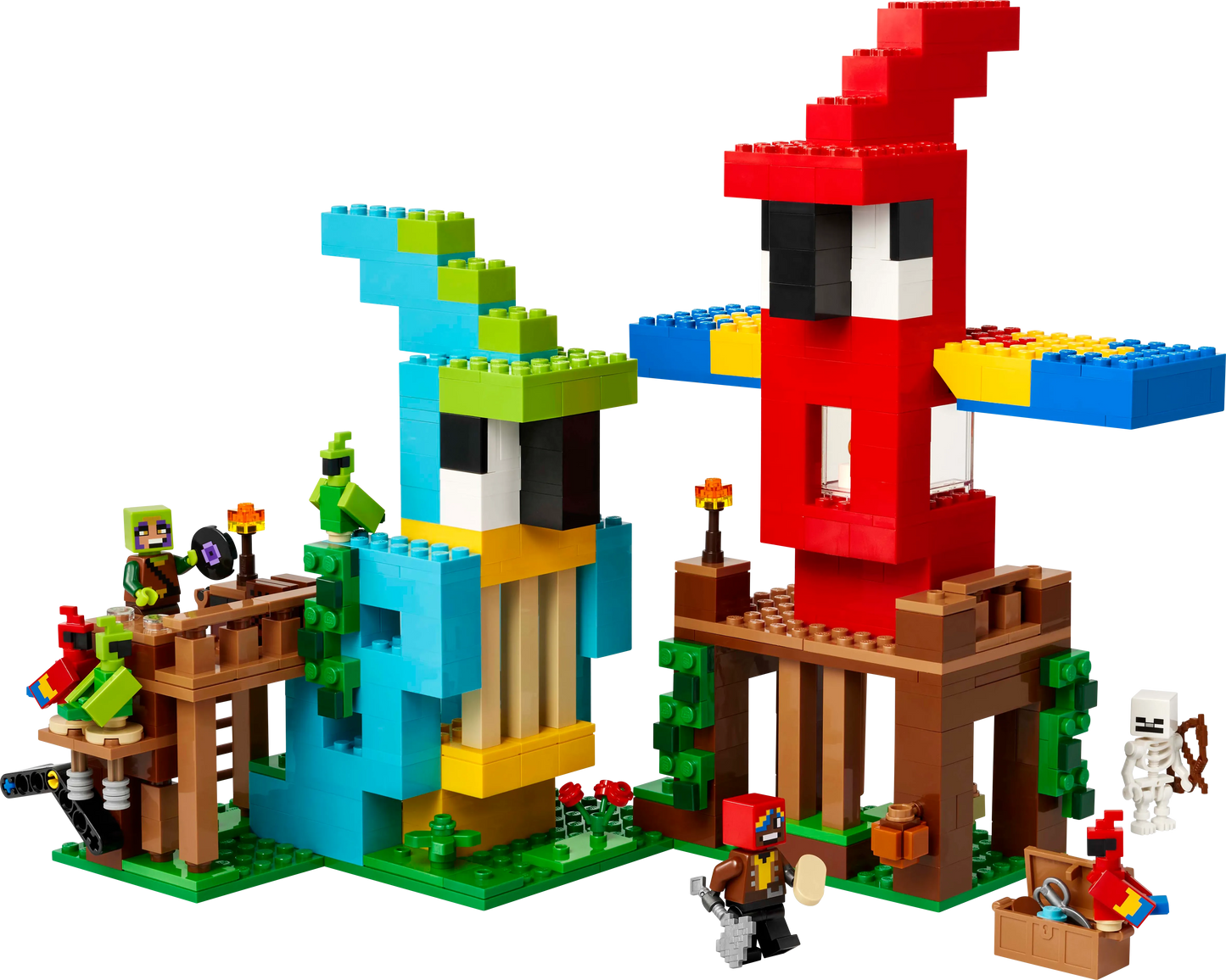LEGO The Parrot Houses 21282 Minecraft