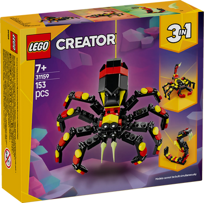 LEGO Wild Animals: Thrilling Spider 31159 Creator 3-in-1