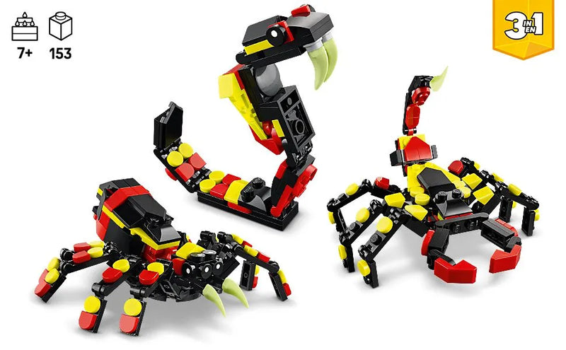 LEGO Wild Animals: Thrilling Spider 31159 Creator 3-in-1