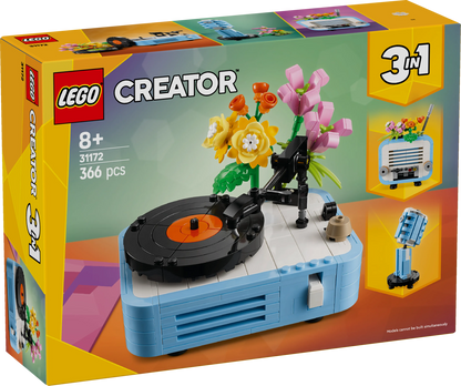 LEGO Record Player with Flowers 31172 Creator