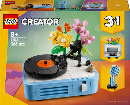 LEGO Record Player with Flowers 31172 Creator