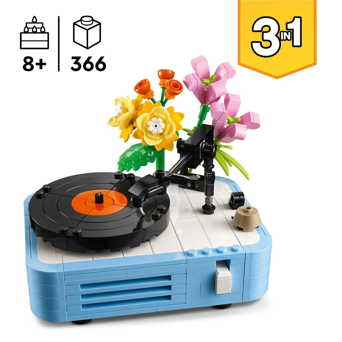 LEGO Record Player with Flowers 31172 Creator