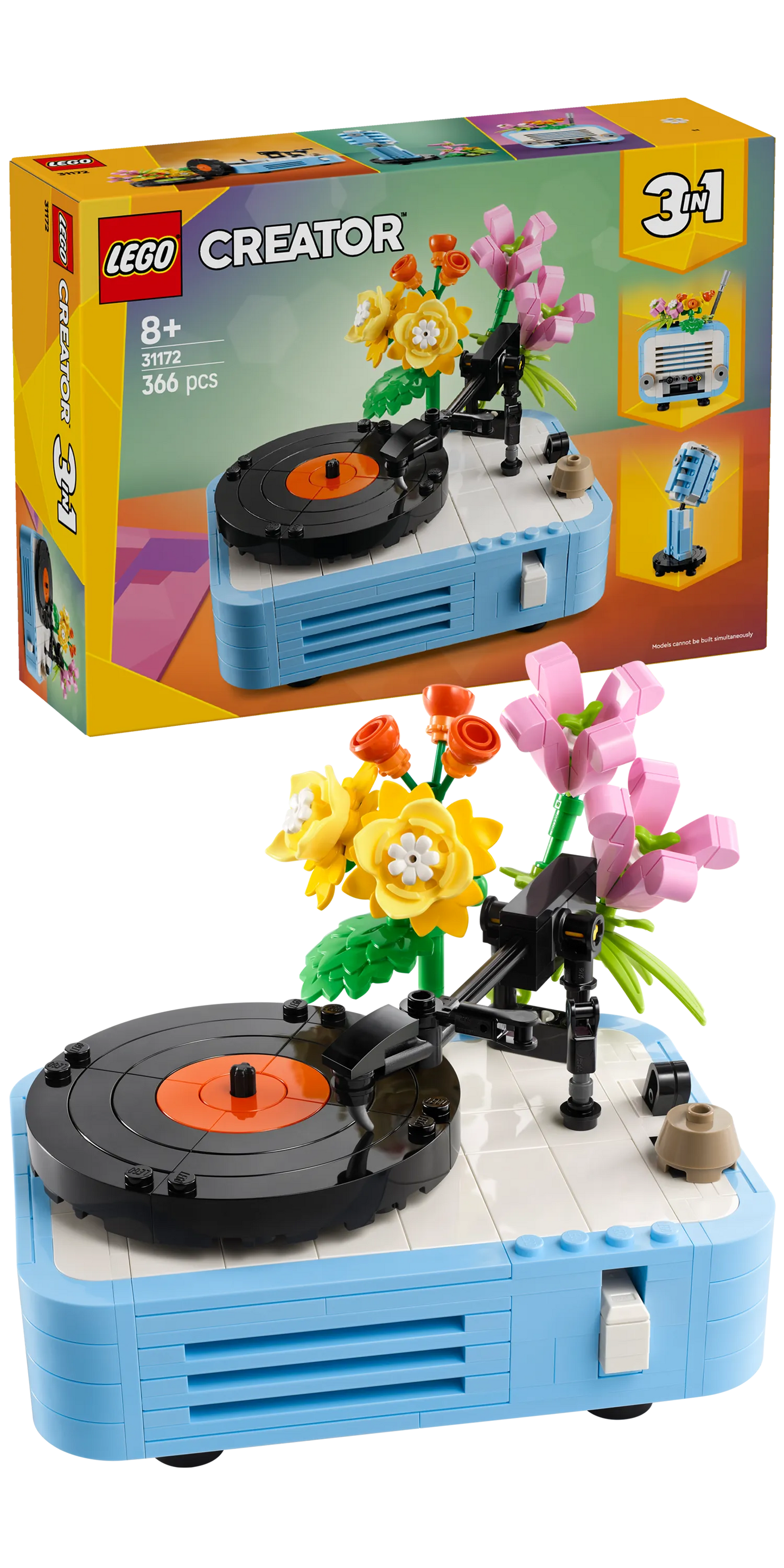 LEGO Record Player with Flowers 31172 Creator