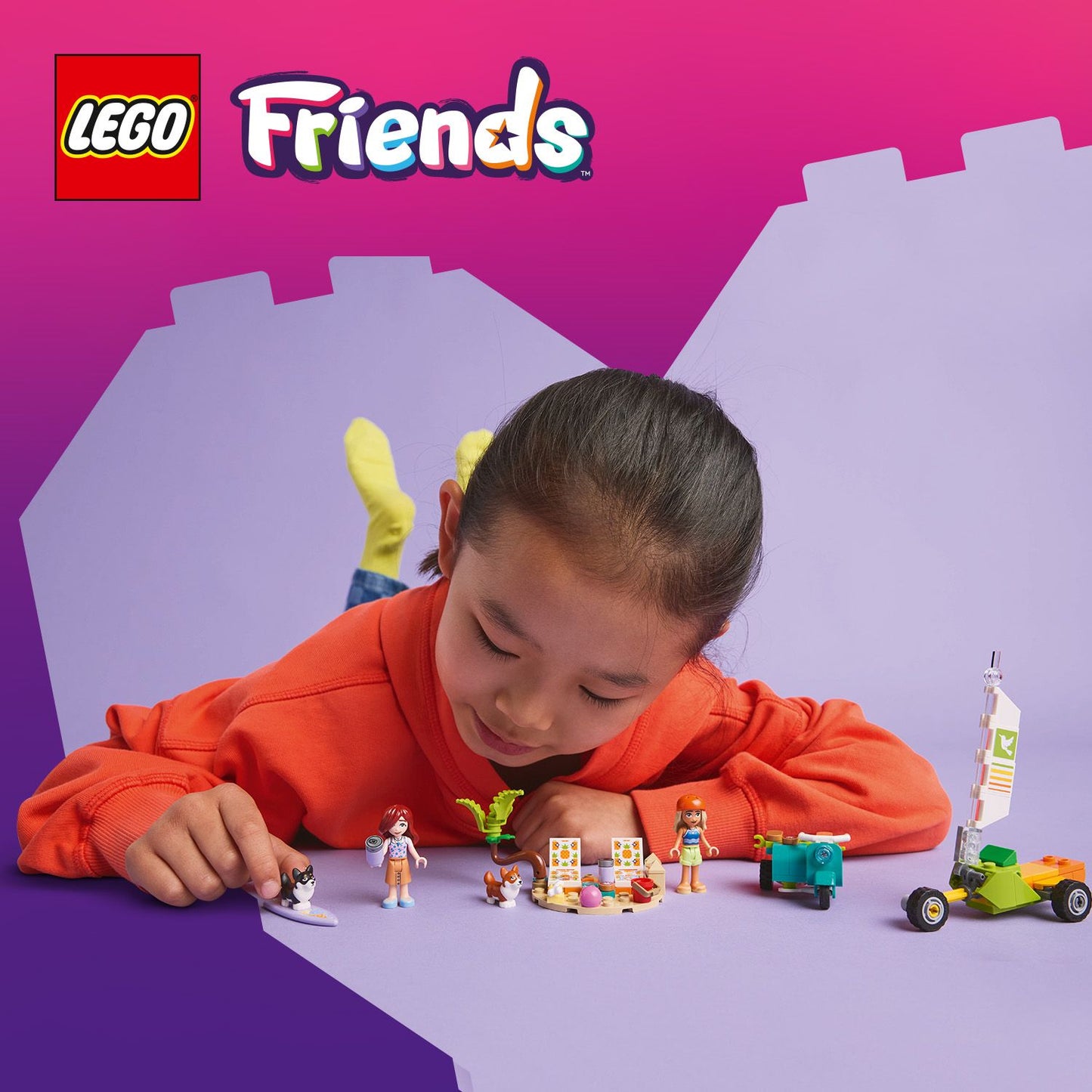 LEGO Surf & Scooter Fun with the Puppies 42641 Friends