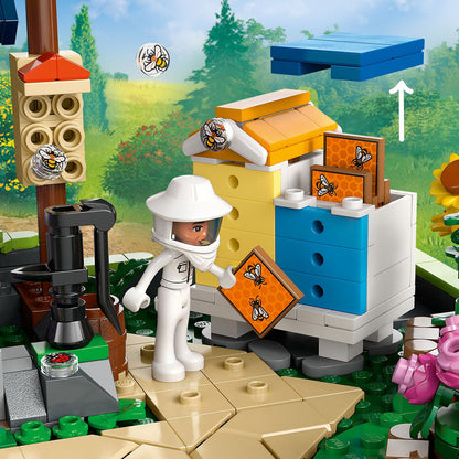 LEGO Beekeeping House and Flowers 42669 Friends